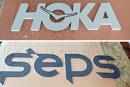 Logá z plastu a pexiskla